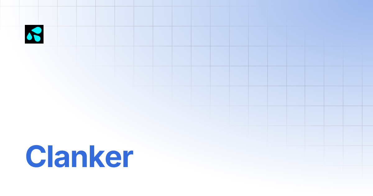 Clanker | PoolFans Docs